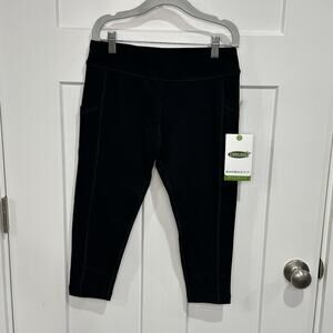 Cariloha Wmns S Crop Leggings Viscose Bamboo Fit Media Pocket Stretch Crossfit